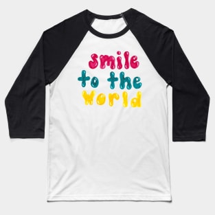 Smile Baseball T-Shirt